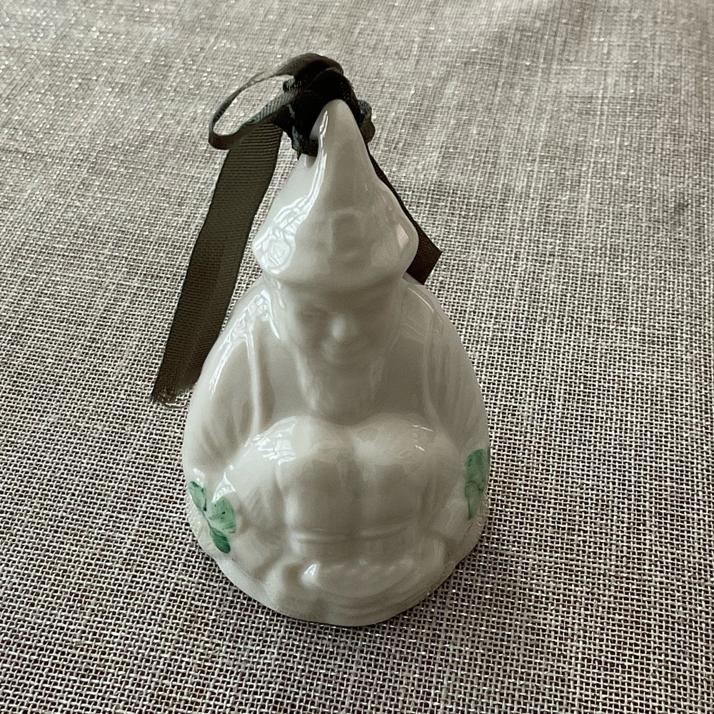 Belleek Leprechaun Bell Ornament